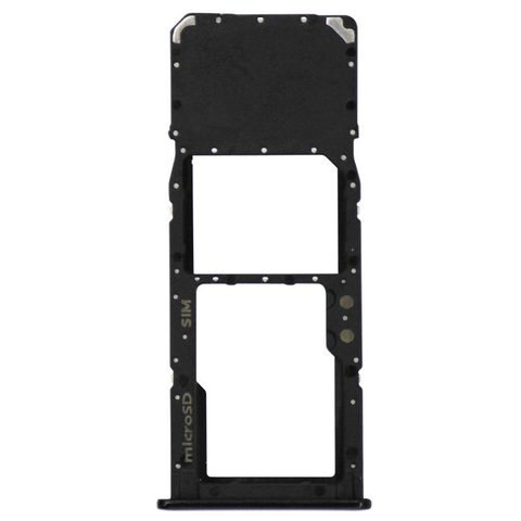 Bandeja SIM simple para Galaxy A51 / A71, A515 / 2019 / A715 / 2020 / Prism Crush Black — imagen 1