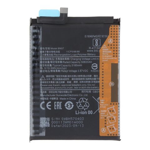 Batería Xiaomi BN57 para POCO X3 Pro — imagen 1